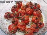 Tomates cocktail en grappe roties