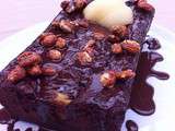 Cake poires-chocolat et amandes caramélisées