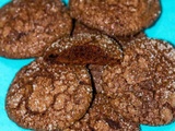 Biscuits craquelés au chocolat