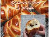 Briochettes tressées au chocolat