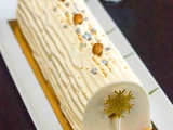 Bûche vanille citron