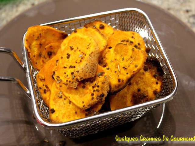 Recettes de Chips de patate douce de QuelquesGrammesDeGourmandise