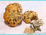 Cookies aux graines et chocolat