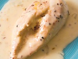 Filets de poulet crème au citron