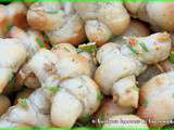 Garlic knots : noeuds à l’ail