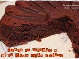 Gâteau au chocolat et au rhum façon c.Lignac