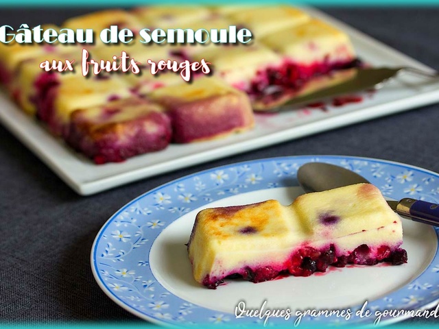 Recettes De Semoule Et Fruits