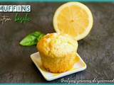 Muffins citron basilic