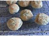 Petits pains provençaux à la semoule et aux graines de pavot