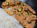 Poulet lait de coco et noix de cajou