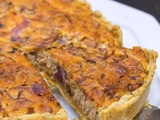 Quiche aux oignons et au comté