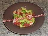 Salade Pamplemousse Avocat Crevettes