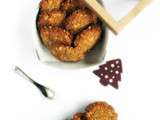 Biscuits au beurre d'érable, flocons d'avoine et cannelle - Qui Dort Dine