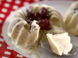 Crème glacée rhubarbe, sirop d'érable et cranberries - Qui Dort Dine