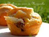 Muffins au coeur de Mozzarella - Qui Dort Dine