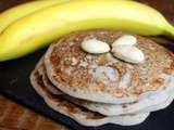 Banana pancakes- sans gluten, végan, sans sucre ajouté