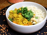 Curry de tempeh