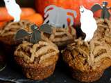Mini muffins façon carott’cake (déguisés pour halloween)