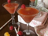 Cocktail au Cidre Rosé – Jus de Pomelo rose et Purée de Framboises