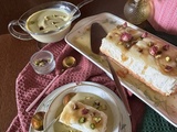 Comme un Gâteau Neige une Ile Flottante – Coulis à la Pistache