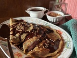 Crêpes Sarrasin soufflées – Sauce Chocolat