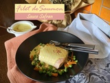 Filet de saumon – sauce au safran