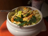 Moules de Bouchot et Poireaux à la Crème Safranée