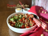 Salade de tomates & cacahuètes – Vinaigrette au miel & gingembre {presque comme Sabrina Ghayour}