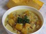 Curry de potiron au tofu et au lait de coco