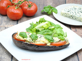 Aubergine au four tomate fromage