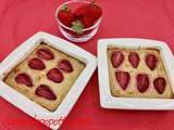 Clafoutis rhubarbe et fraises
