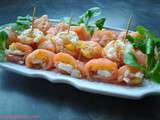 Roulé de saumon à la crevette et orange | Ramène la Popotte