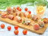 Roulés jambon variés