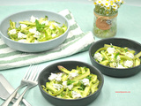 Salade asperges vertes au chèvre