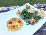 Salade de roquette et pissenlit et ses fleurs en beignets - Bataille Food #66