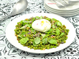 Salade petits pois mozzarella