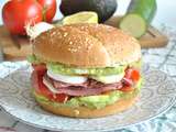Sandwich guacamole oeuf pastrami - Battle Food #62