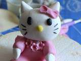 Comment réaliser Hello Kitty en pâte a sucre / gumpaste hello kitty