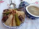 Couscous en sauce Blanche ...plat traditionnelle Algérien