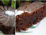 Gâteau au chocolat et marron