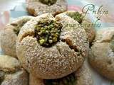 Gâteaux algériens : ghribiya aux pistaches