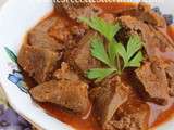 Kebda mchermla / le foie en sauce , cuisine algérienne
