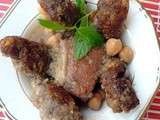 Tajine de croquettes de viande , Tajine darami , plat traditionnel algerien