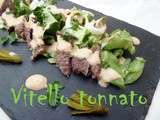 Vitello Tonnato ... Salade de veau et sa sauce au thon...entrée Italienne