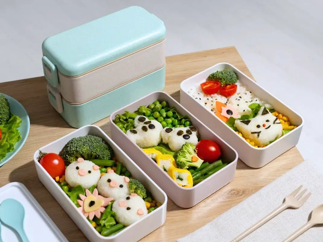 Tupperware boîte dejeuner lunch box esprit bento pique nique compartiment  repas