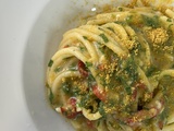 Aglio e olio à la poutargue
