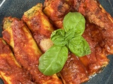 Cannelloni ricotta épinard et sauce tomate