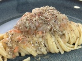 Linguine à la crevettes rouges et à la truffe d’été