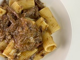 Rigatoni au ragoût de queue de bœuf
