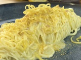 Tagliolini au citron et à la poutargue